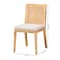 Baxton Studio Sofia Modern and Contemporary Natural Finished Wood and Rattan Dining Chair 185-11872-Zoro - alternate 9